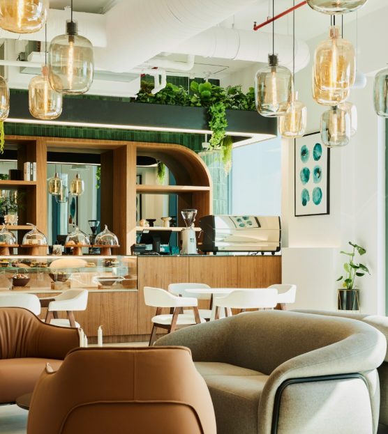 Flowork Lounge Area With Food Service